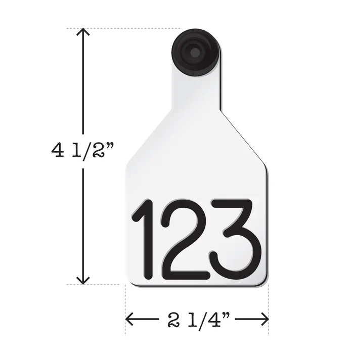 Ritchey Universal Medium Ear Tag  White/Black