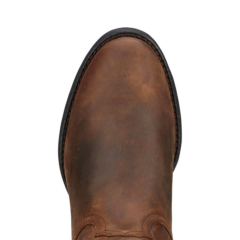 Ariat Women's Heritage Roper Western Boot - Distressed Brown - Image 4