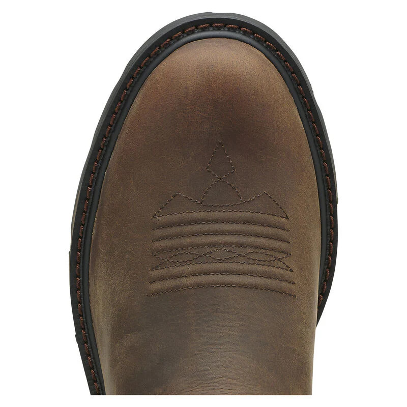 Ariat Men's Groundbreaker Work Boots - Brown - Image 4