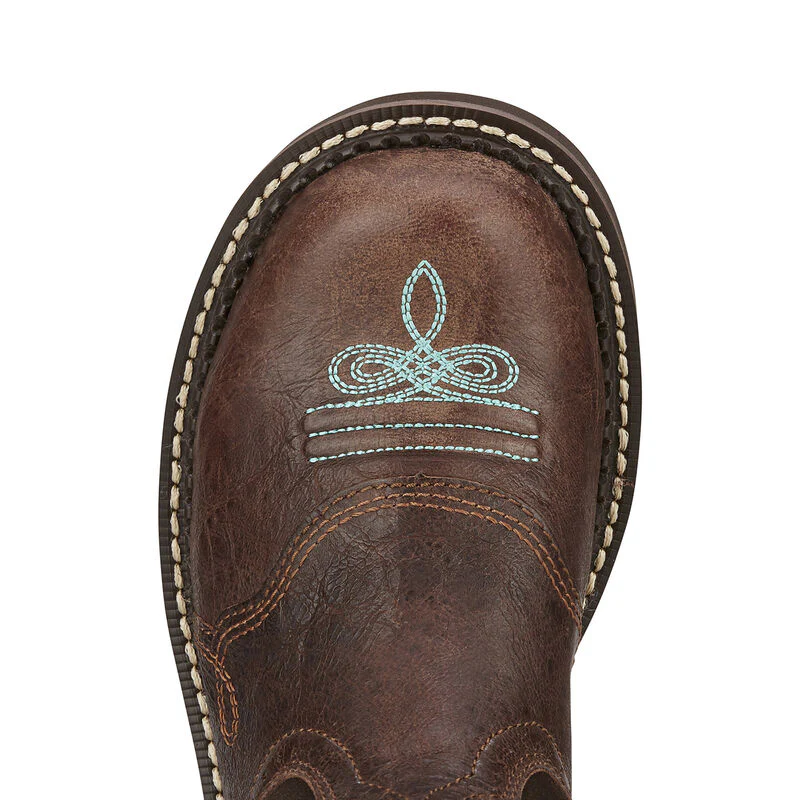 Ariat Women's Fatbaby Heritage Dapper Western Boots - Royal Chocolate - Image 4
