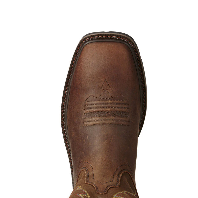 Ariat Men's Groundbreaker Work Boots - Brown - Image 4