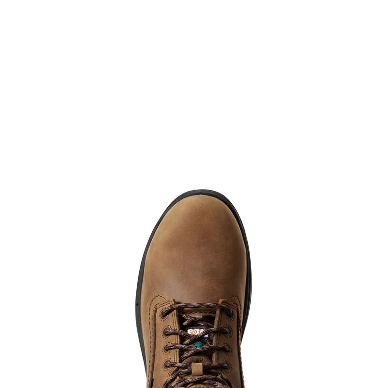 Ariat Mens Turbo 6" H2O CSA Carbon Toe Work Boots - Aged Bark - Image 4