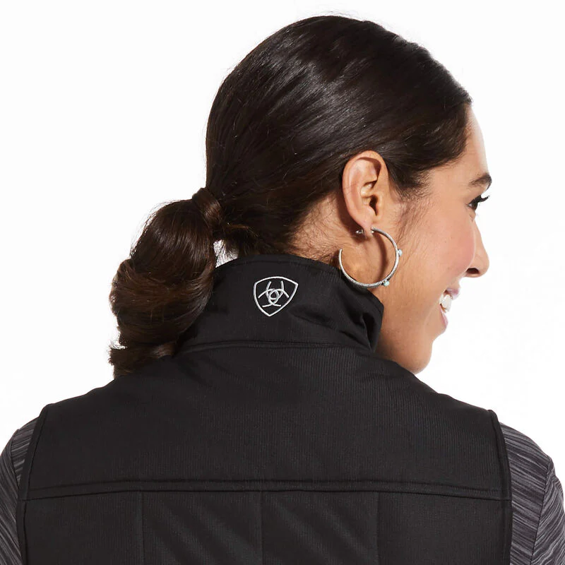 Ariat Womens REAL Crius Insulated Vest - Black - Image 4