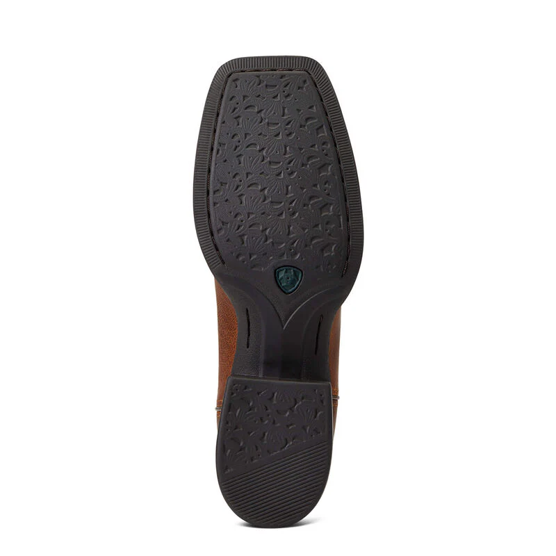 **Ariat Womens Round UP West Stretchfit Western Boots - Sassy Brown *FINAL SALE* - Image 4