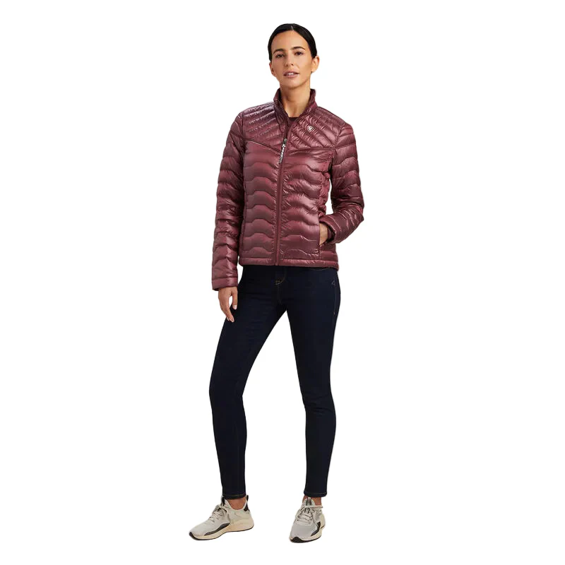 Ariat Womens Ideal Down Jacket - Wild Ginger - Image 4