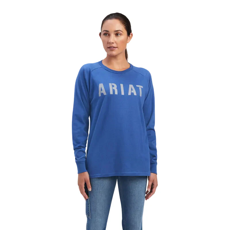 Ariat Womens Rebar Cotton Strong Block T-Shirt