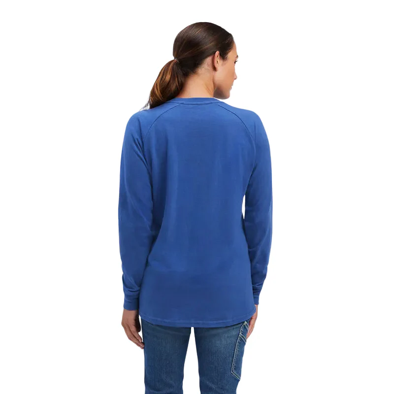Ariat Womens Rebar Cotton Strong Block T-Shirt - Image 2