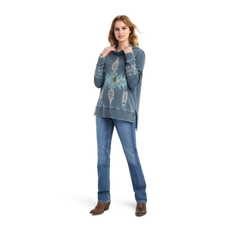 Ariat Women's Alo Vera Hood Midnight Navy - Image 3