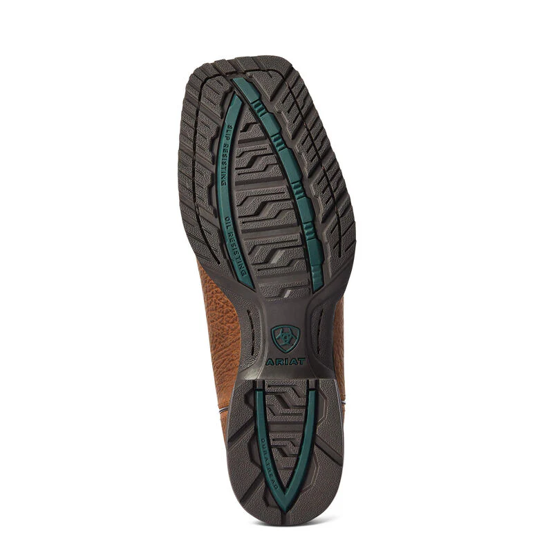 Ariat Men's Hybrid Grit Western Boots - Earth - Image 3