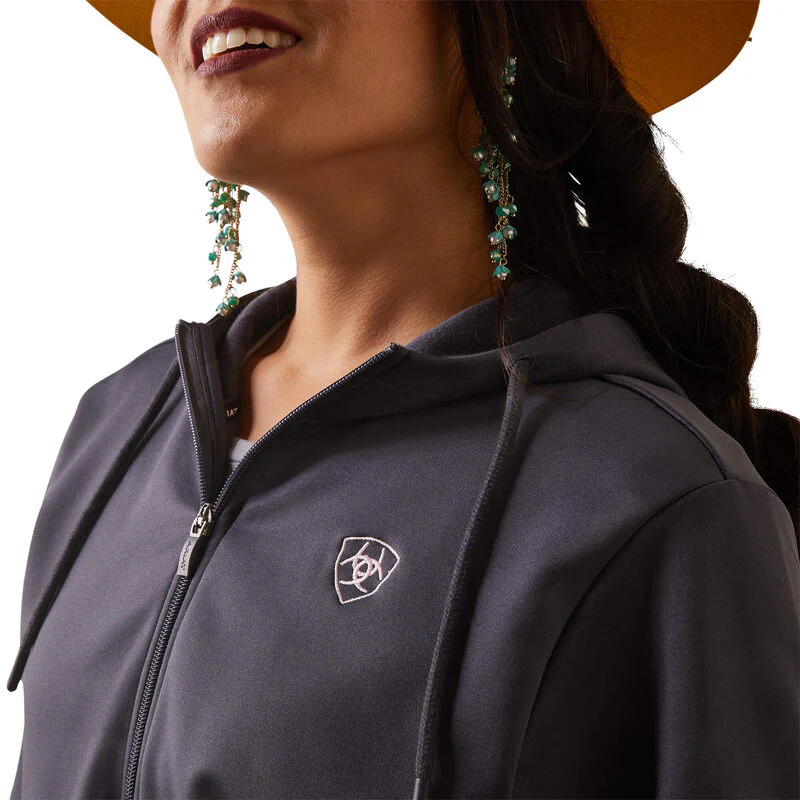 Ariat Women's TEK Hoodie 1/2 Zip Hoodie - Periscope - Image 4