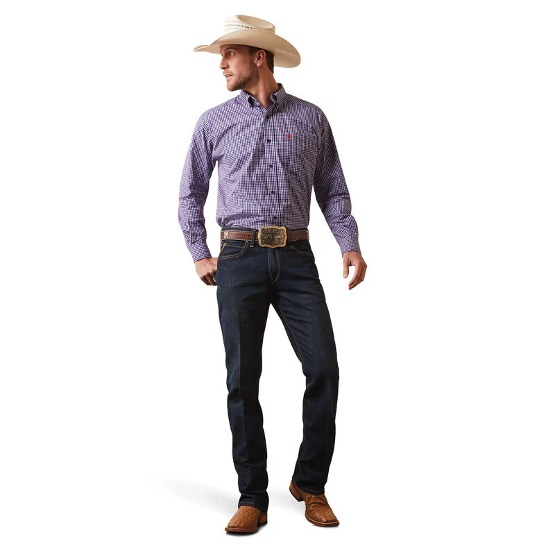 Ariat Men's M4 Hansen Relaxed Bootcut Jeans - Blackstone - Image 3