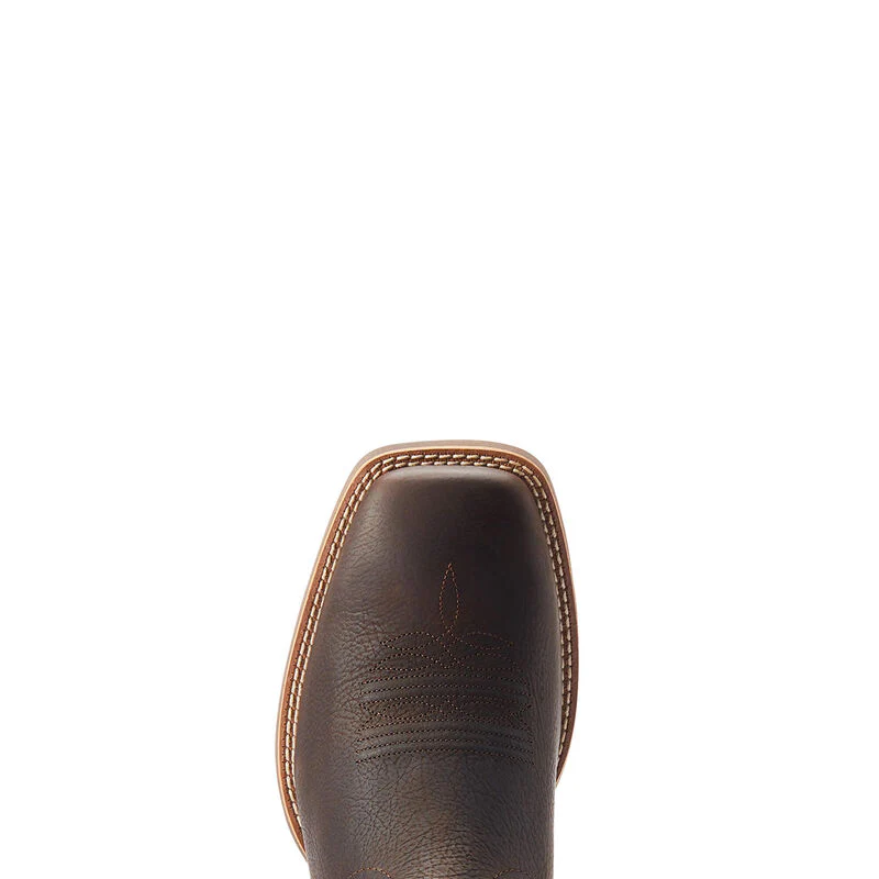 Ariat Men's Cowpuncher VentTEK Western Boots - Dark Brown/Mustard - Image 3