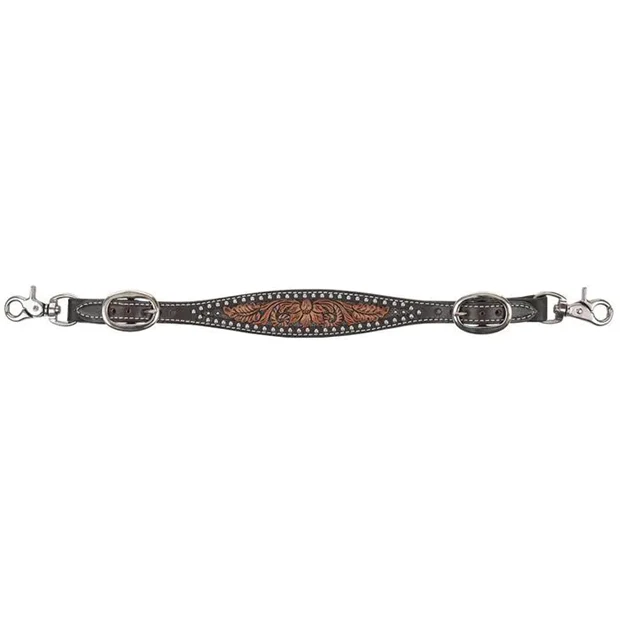 Circle Y Wither Strap -Dark Flash Arizona Flower