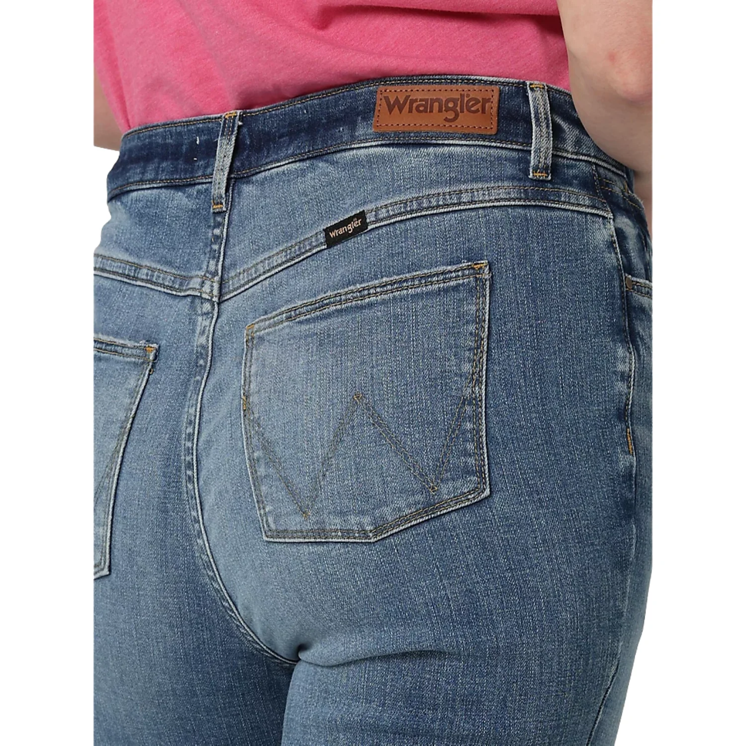 Wrangler Women's High Rise Rodeo Straight Crop Jeans - Medium - Image 4