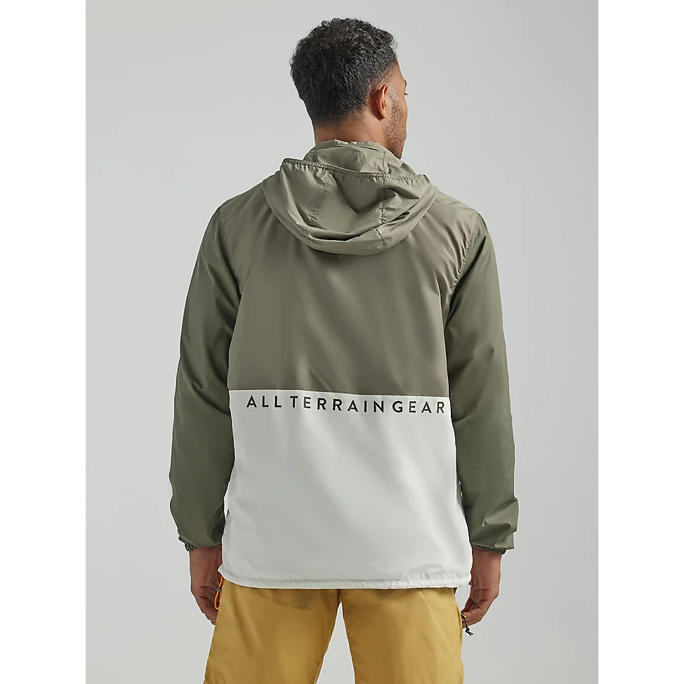 ATG by Wrangler Men's Reversible Windbreaker Jacket - Dusty Olive - Image 4