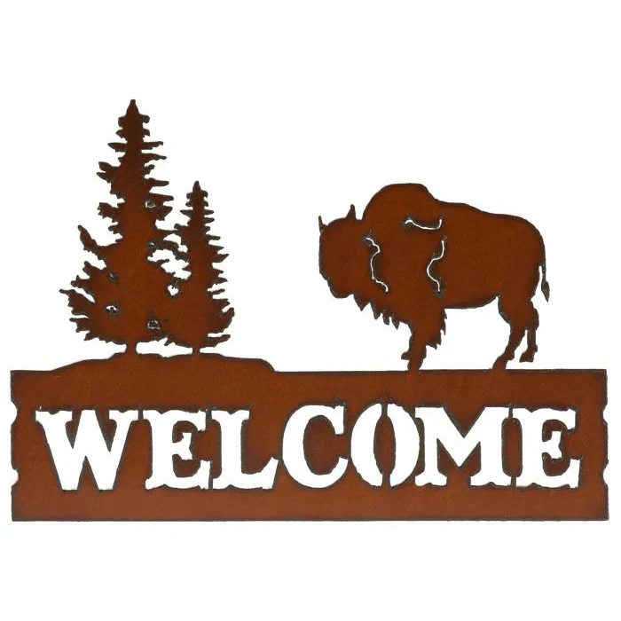 Rustic Ironwerks Horizontal Welcome Sign - Image 10