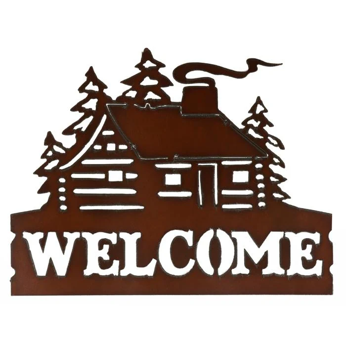 Rustic Ironwerks Horizontal Welcome Sign - Image 2