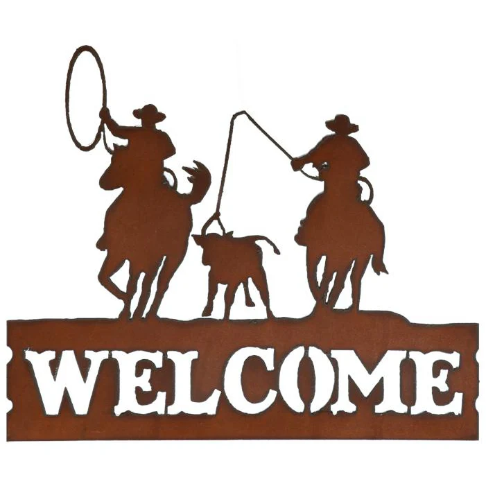 Rustic Ironwerks Horizontal Welcome Sign - Image 8
