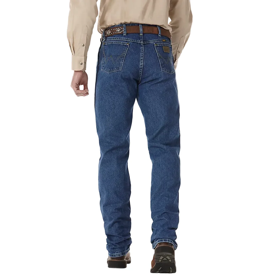 Wrangler Men's George Strait Cowboy Cut Jeans - Heavyweight Stone Denim - Image 3