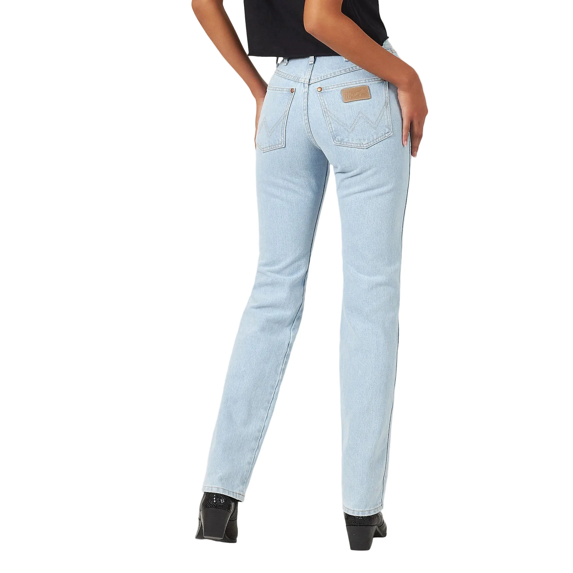 Wrangler Women's Cowboy Cut Slim Fit Jeans - Bleach - Image 3