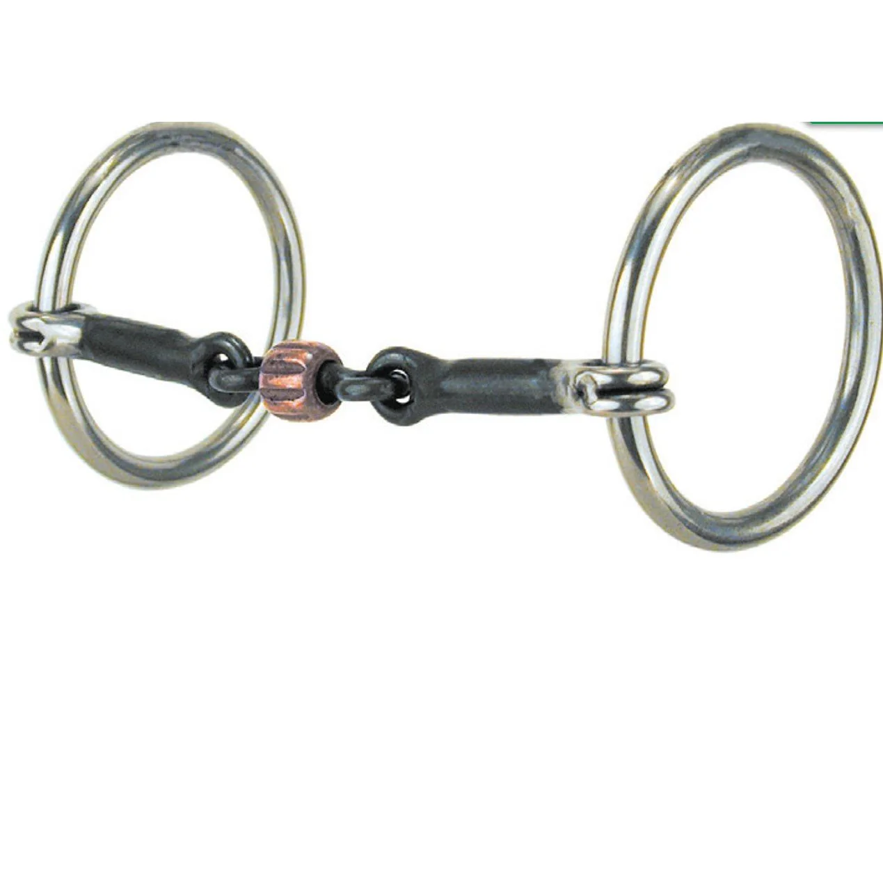 Reinsman Traditional Loose Ring 3 Piece Copper Roller Snaffle Bit