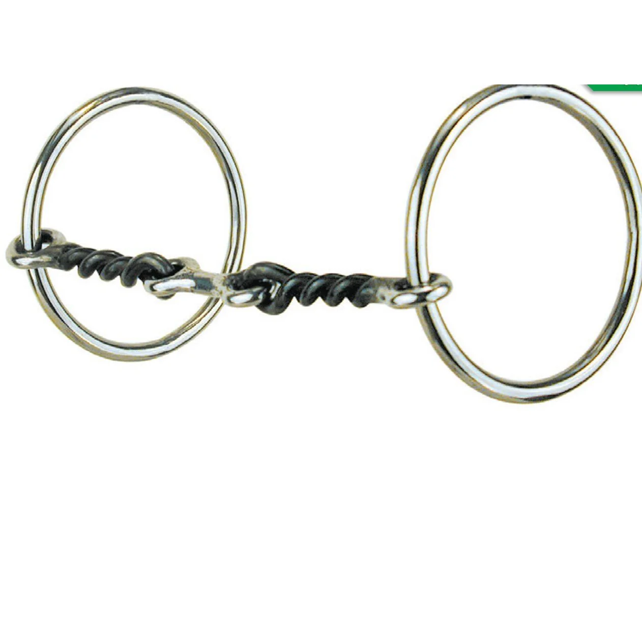 Reinsman Medium Loose Ring 3 Piece Twisted Dogbone Snaffle Bit