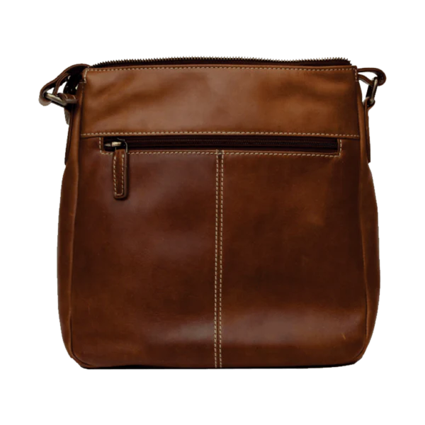 Rugged Earth Leather Purse w/Buckle - Image 2
