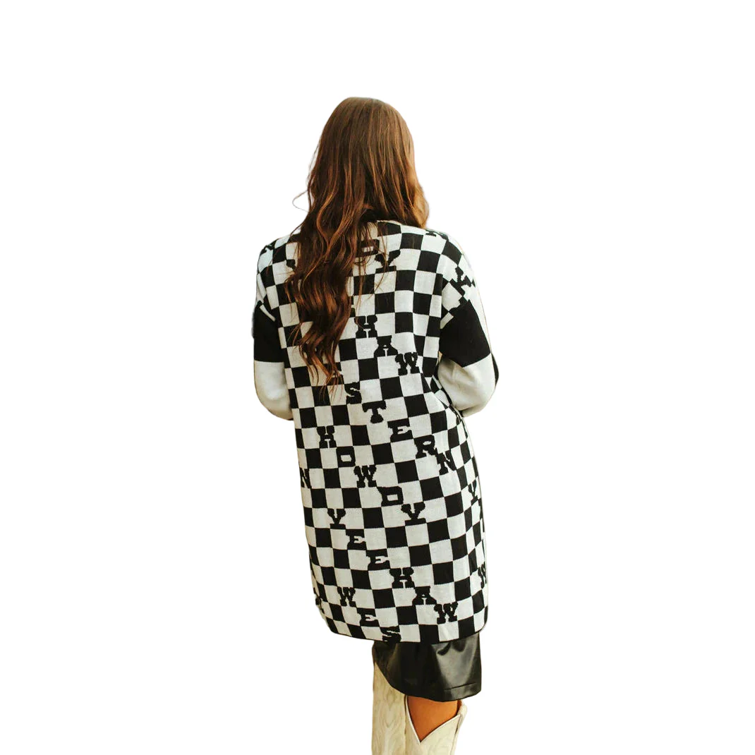 2 Fly Women's Cowboy Bueno Cardigan - Black/White - Image 5