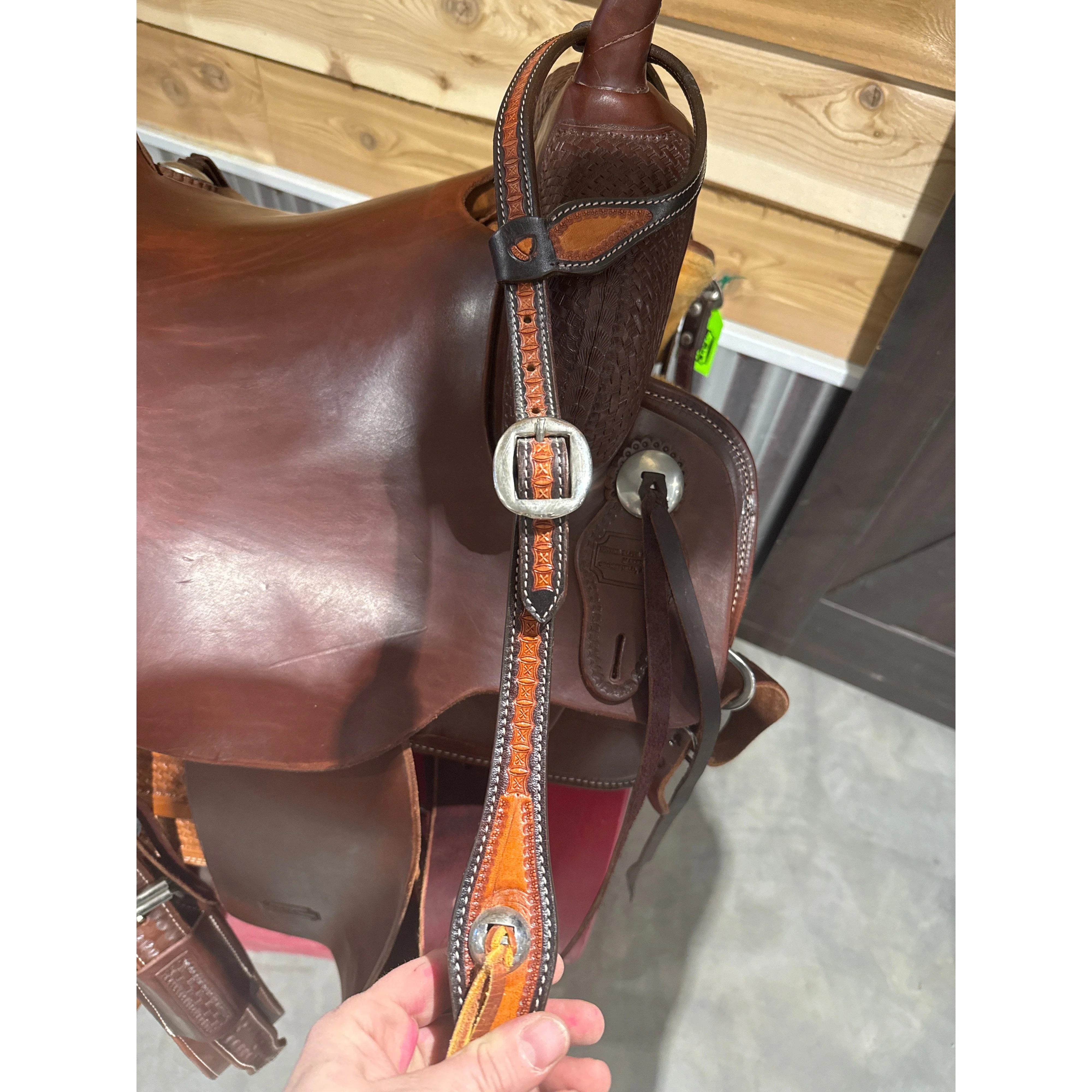 Irvine's 2 Tone Slip Ear Head Stall - Image 4