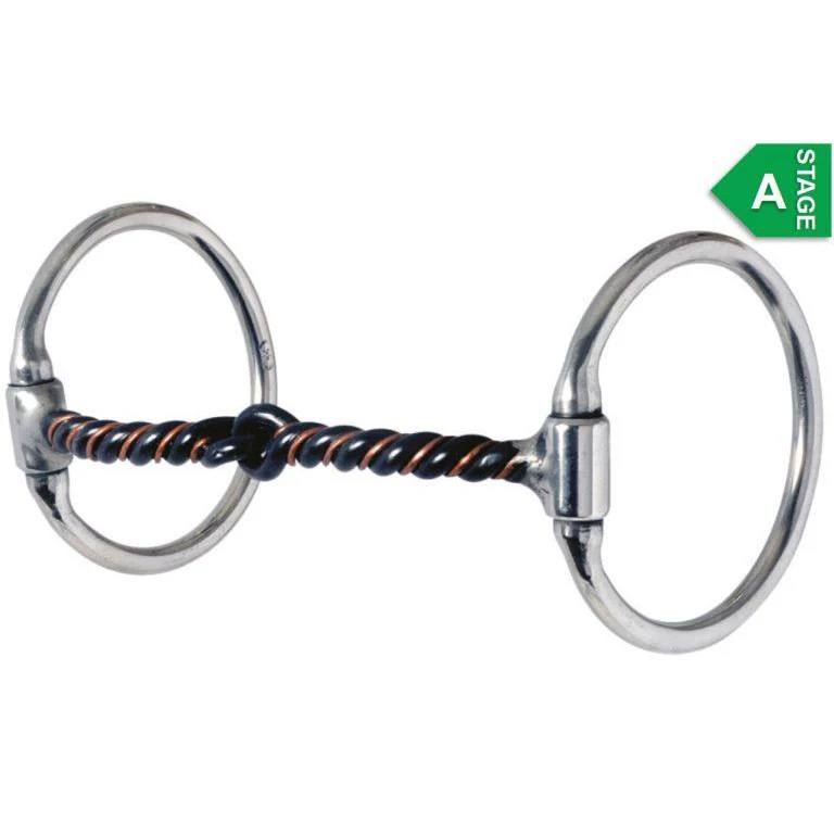 Reinsman D Ring Twisted Snaffle Bit