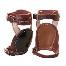 Weaver Leather Latigo Leather Skid Boots - Burgundy
