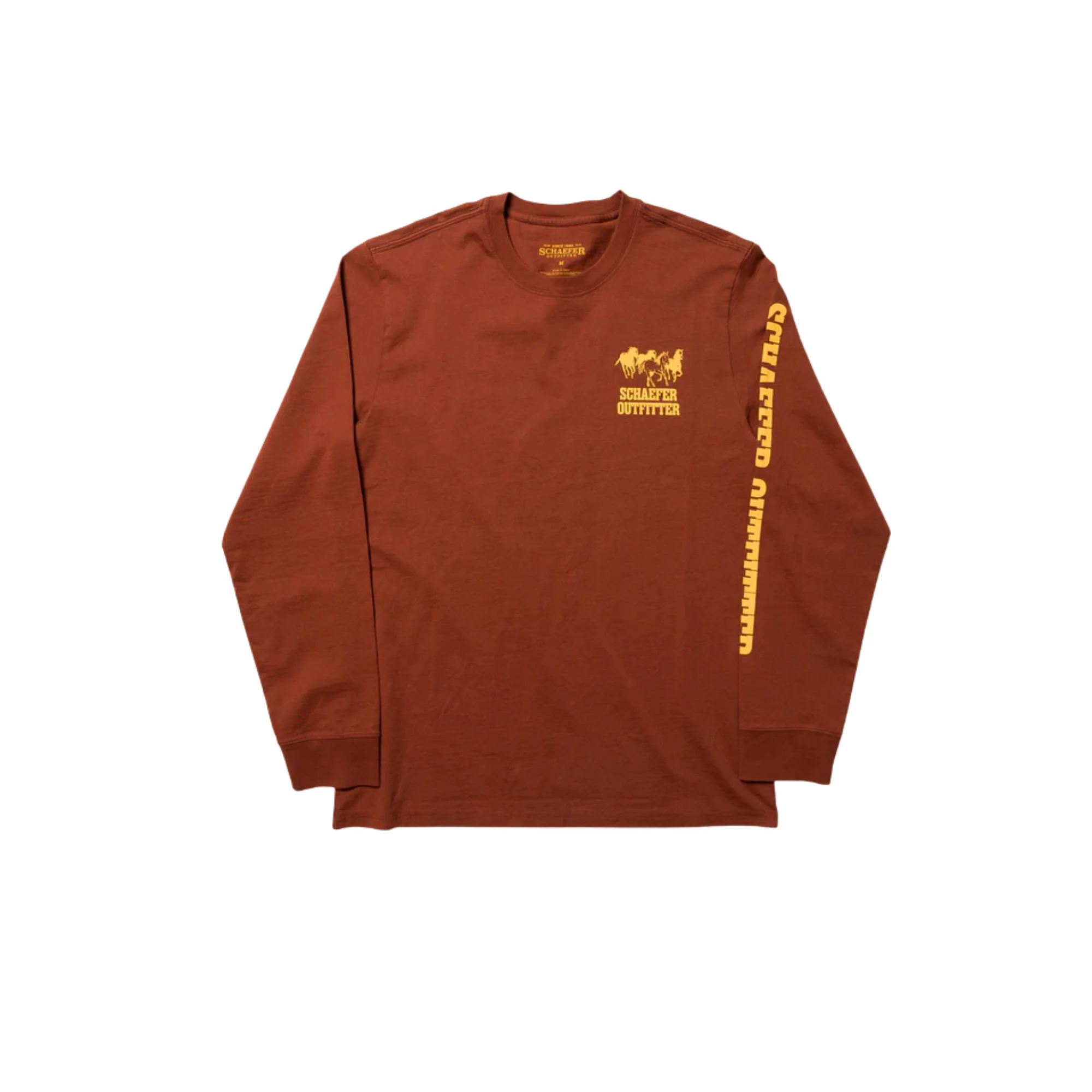 Schaefer Men's Long Sleeve Logo Tee - Image 3