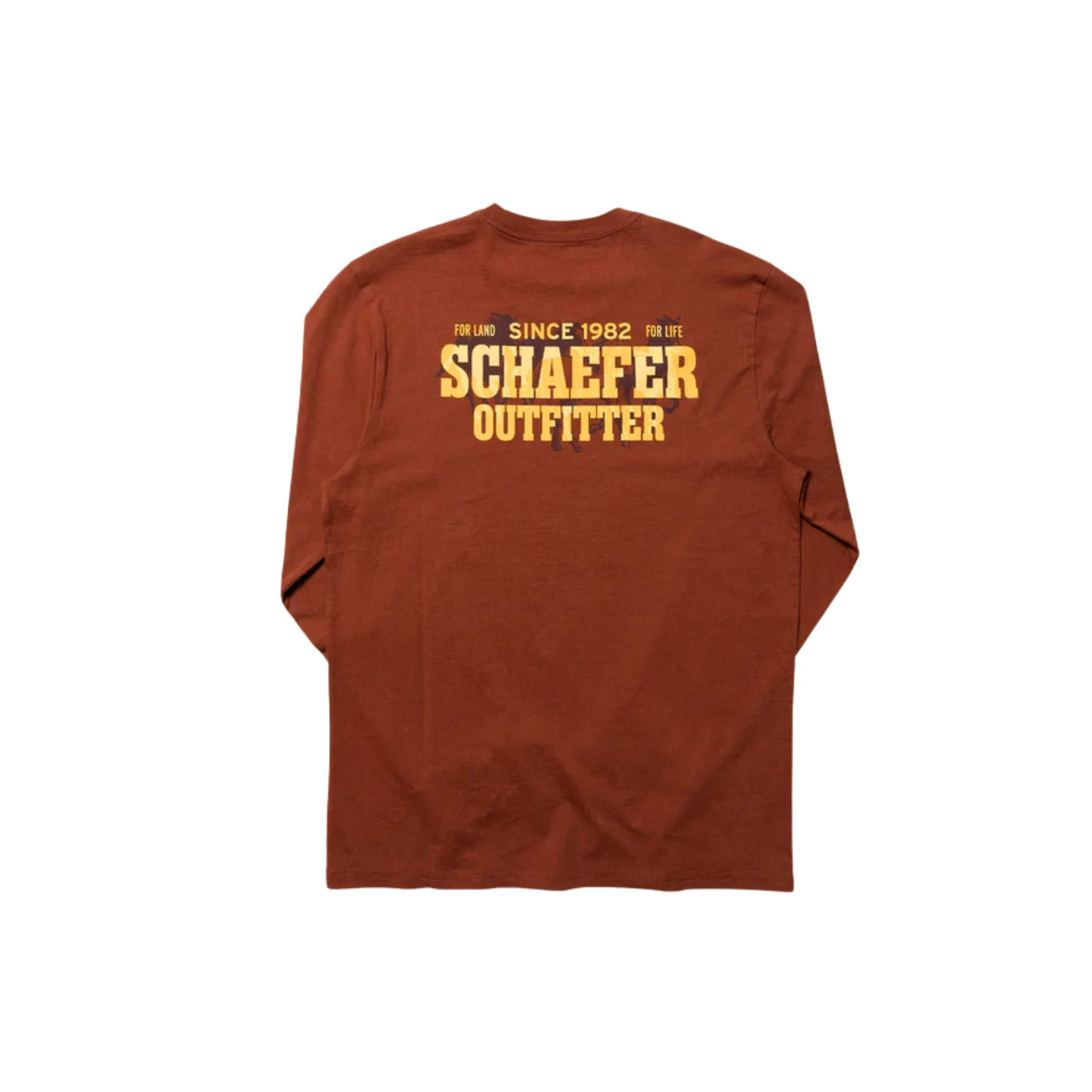 Schaefer Men's Long Sleeve Logo Tee - Image 4