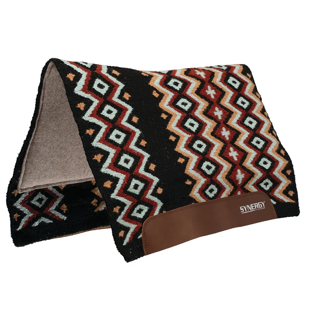 Weaver Synergy Flex Contour Performance Saddle Pad w/Wool Blend Felt - 33x38 - Image 3