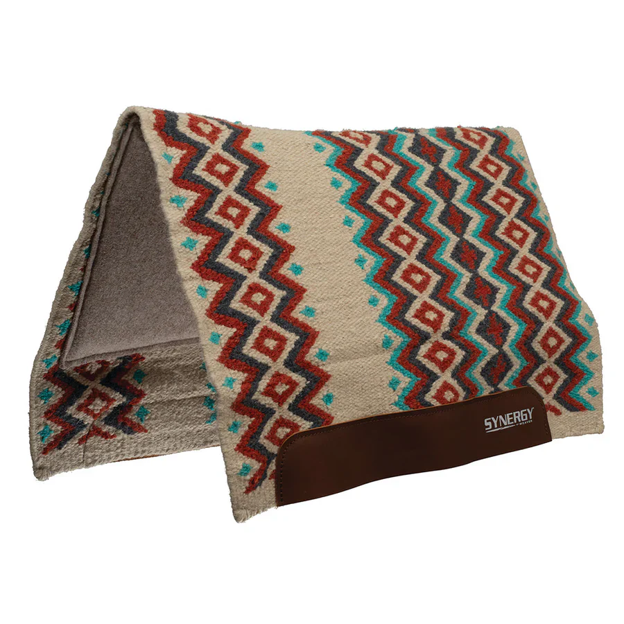 Weaver Synergy Flex Contour Performance Saddle Pad w/Wool Blend Felt - 33x38 - Image 5