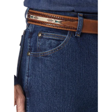 Wrangler Men's Premium Performance Advanced Comfort Cowboy Cut Regular Fit Jeans - Mid Stone - Image 4