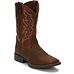 Justin Mens Chet Pebble Brown Boots - Image 2