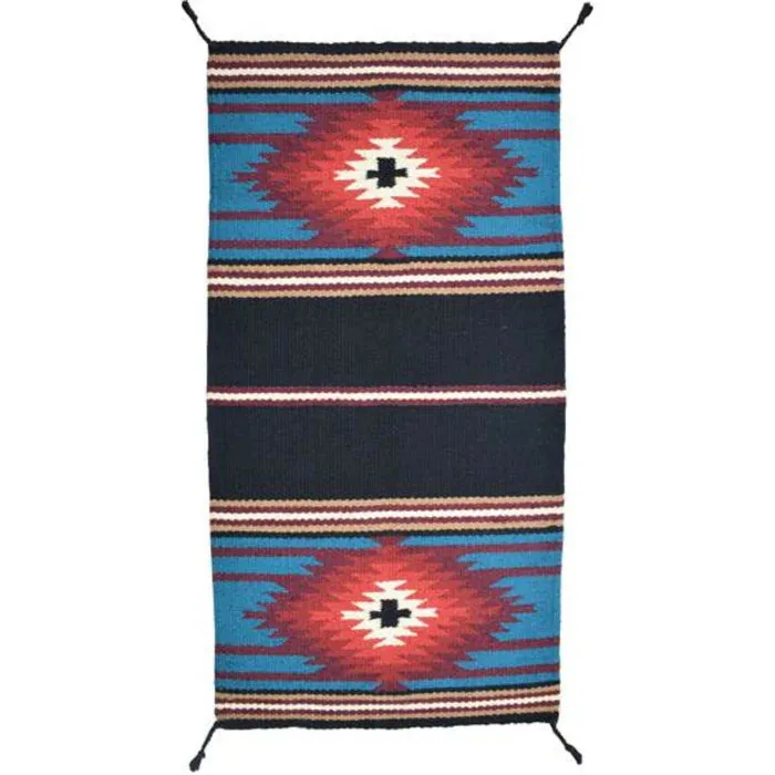 8lb Heavy Duty Wool Saddleblanket -Design H