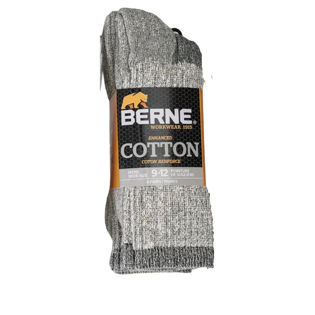 Berne Crew Socks 4 Pair/PK - Image 3