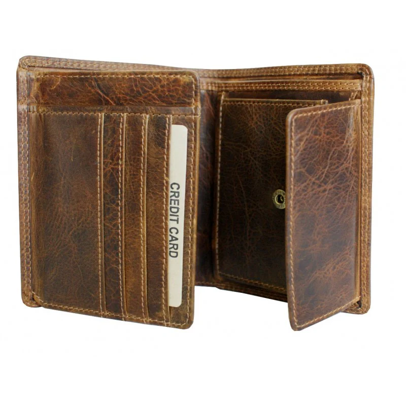 Rugged Earth Leather Wallet - Image 2