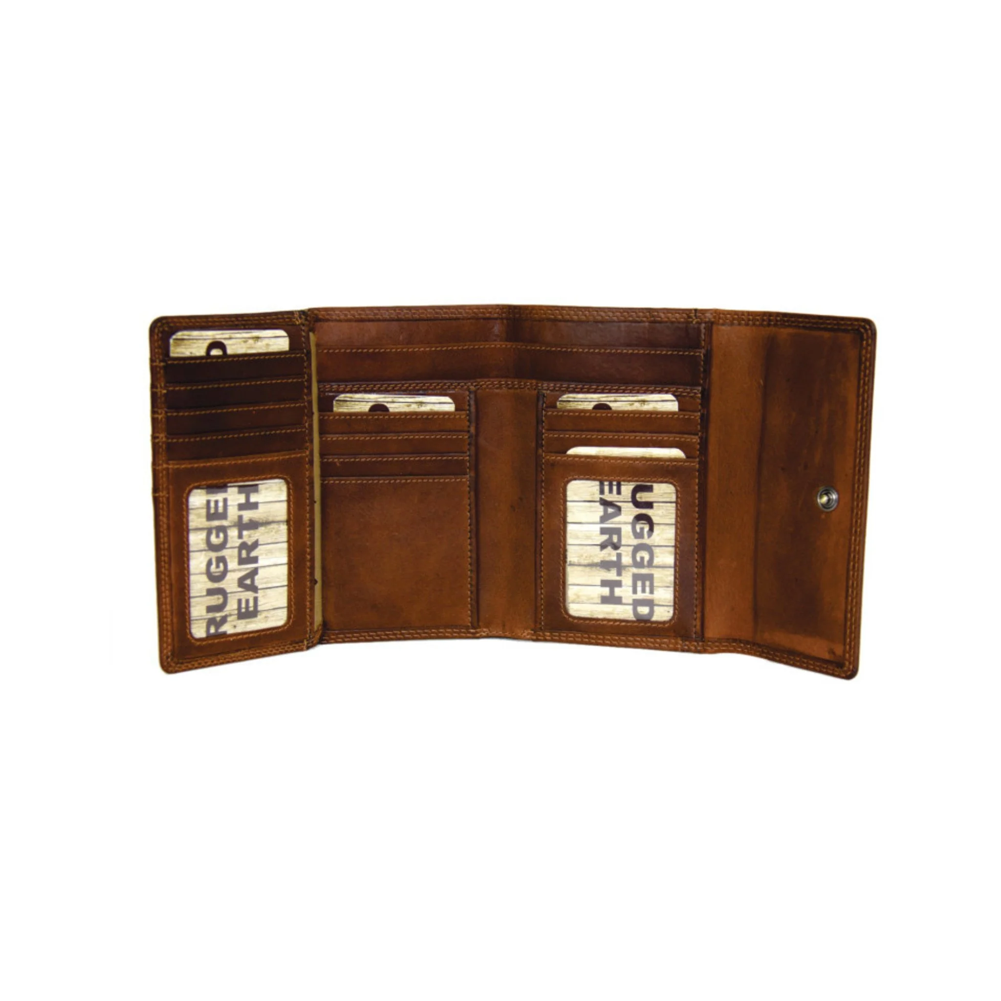 Rugged Earth Leather Wallet - Image 2