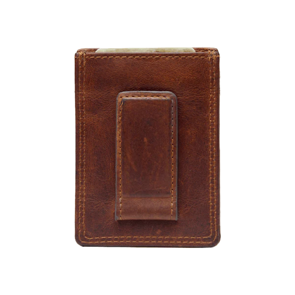 Rugged Earth Leather Money Clip Wallet - Image 2