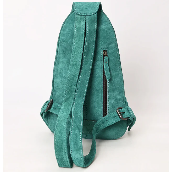 American Darling Women's Genuine Western Suede Leather Sling Bag - Image 4