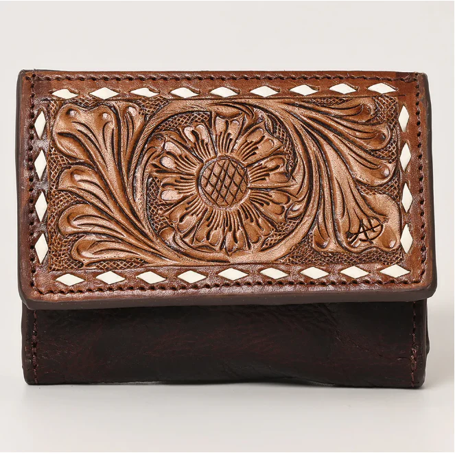 American Darling Women's Genuine Leather Western Wallet - Image 2