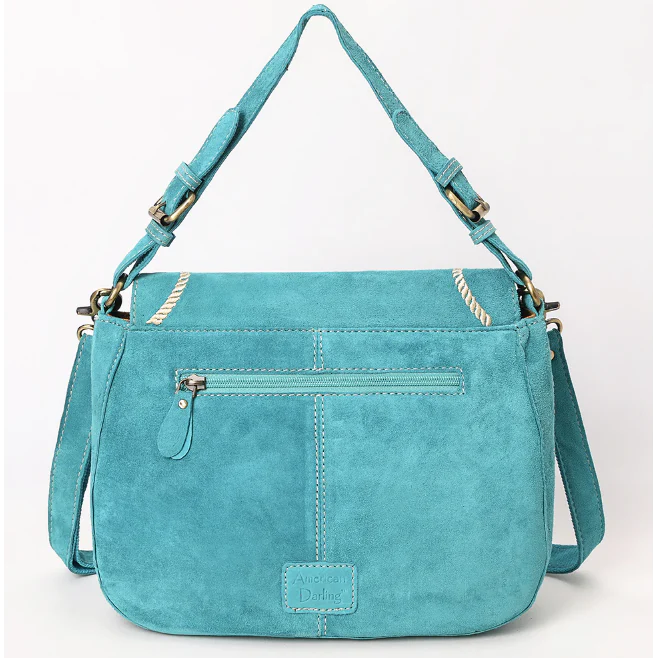 American Darling Women's Genuine Western Suede Leather Crossbody Purse - Image 17