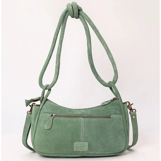 American Darling Women's Genuine Western Suede Leather Crossbody Purse - Image 4