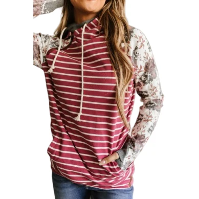 Ampersand Women's Doublehood Sweatshirt - Because of You - Image 2