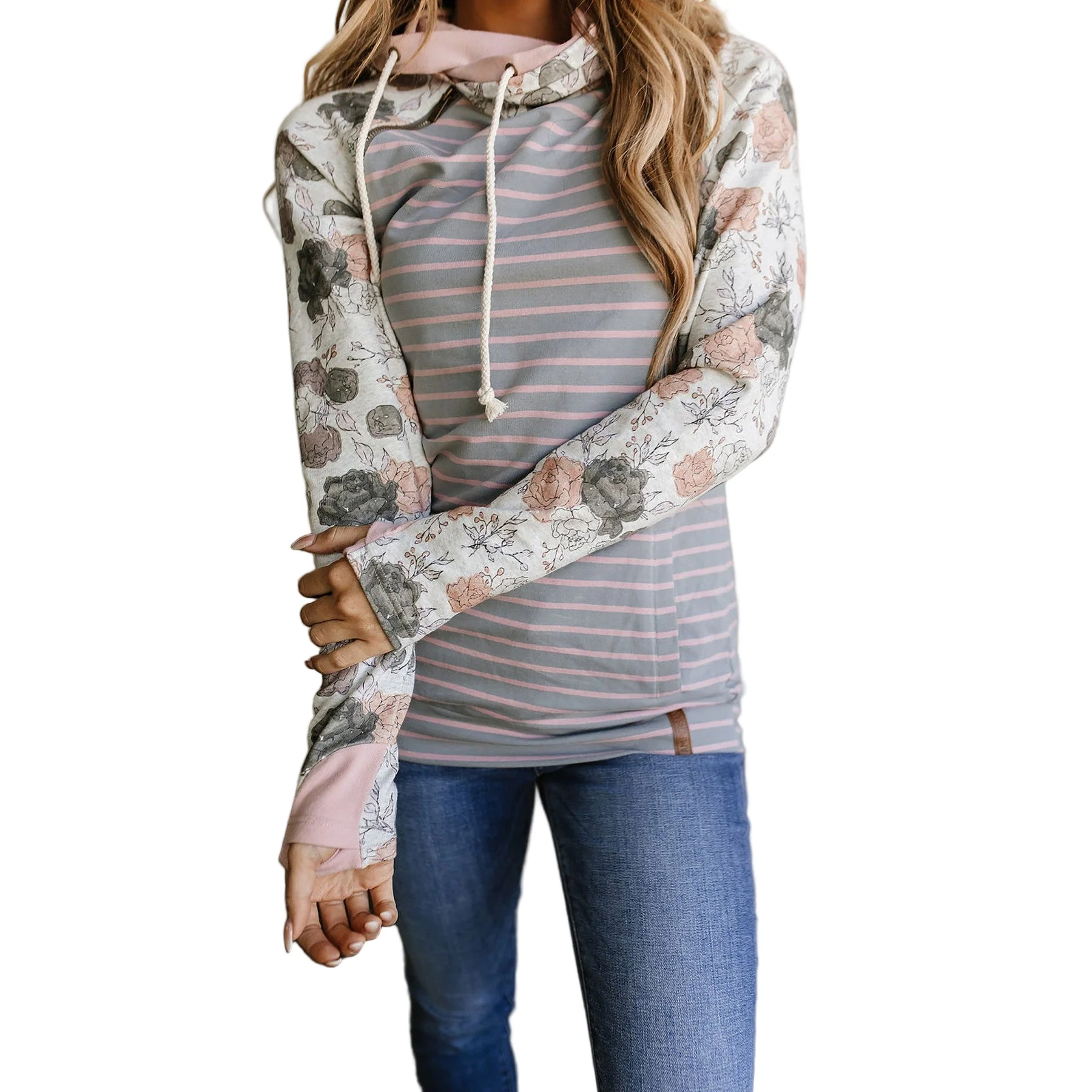 Ampersand Women's Doublehood Sweatshirt - Once Upon A Time - Image 2