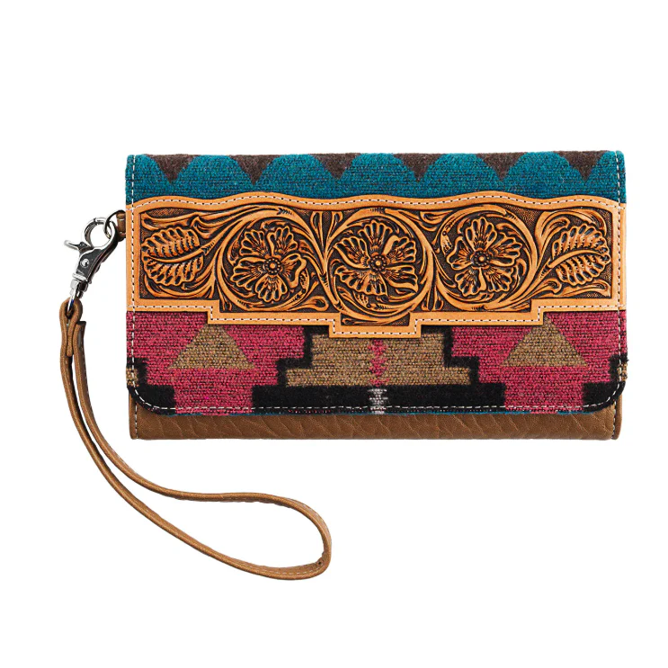 Angel Ranch Women's Raya Style Wallet- Multi