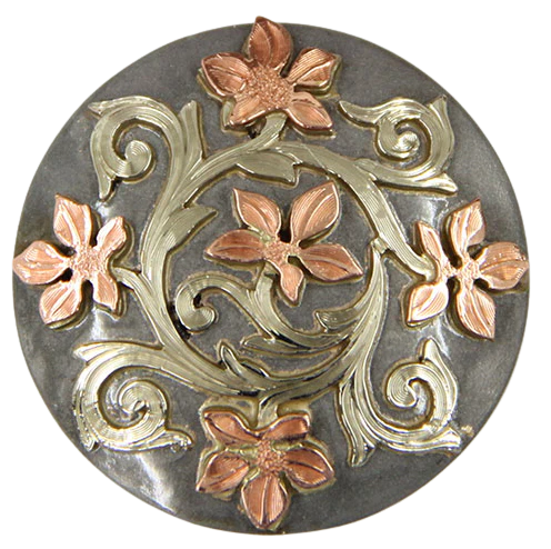 Angus Silversmiths Concho Set of 6 -AC310